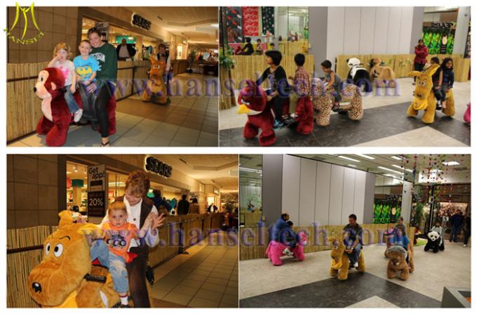 Hansel animales montables riding dinosaur toys dinosaur animal rides for shopping mall