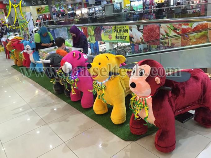 plush animal ride on toy