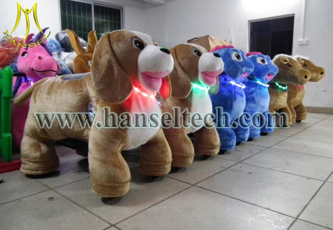 Hansel Best Selling Hot in USA battery powered rechargeable animal rides animal scooters in mall