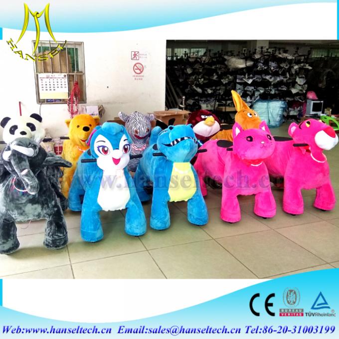Hansel battery coin operated game center for children amusement park kids ride hot sale safari ride on toy for shopping