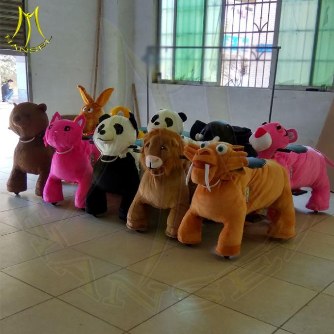 Hansel battery animal scooter rides mechanical horses for children kiddie train ride game machine center moving rides