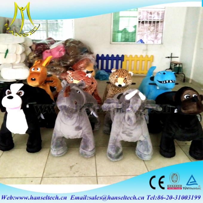 Hansel coin operated machine parts kiddy rides for sale	animal scooter rides for kids lion charging toy kiddie ride