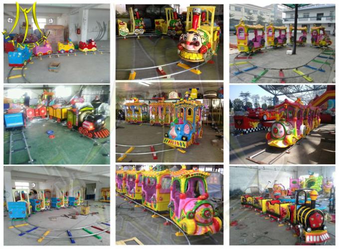 Hansel children park riders outdoor electric mall trains/kids electric amusement train rides for sale