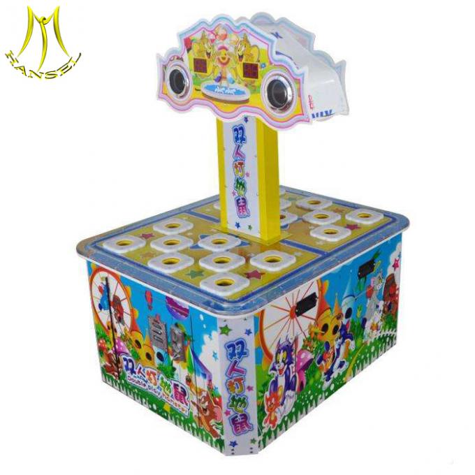Hansel new design token operated Double Hamster game machine for sale