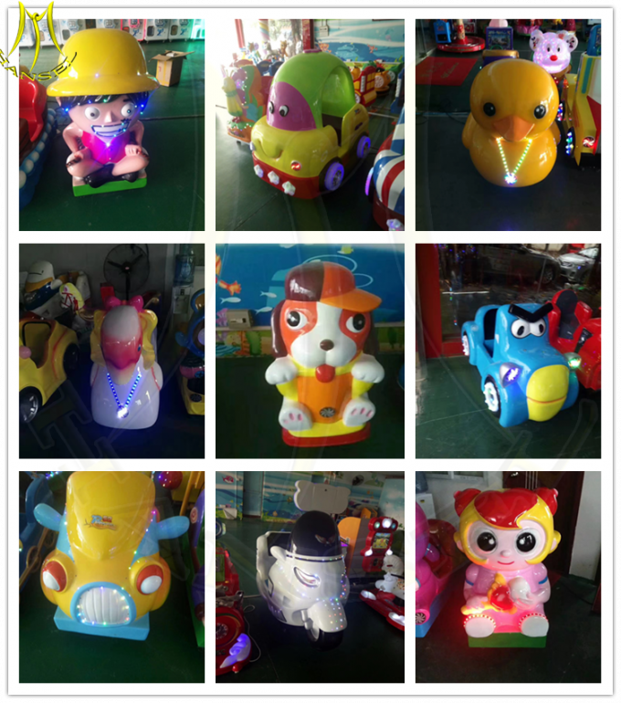 Hansel Amusement Park Ride Coin Operated Fiberglass Kiddie Rides Toys