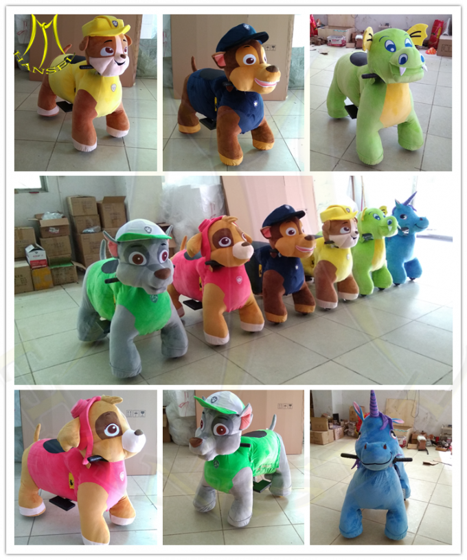Hansel Hansel Gangzhou coin operated animal scooter rides walking horse toy