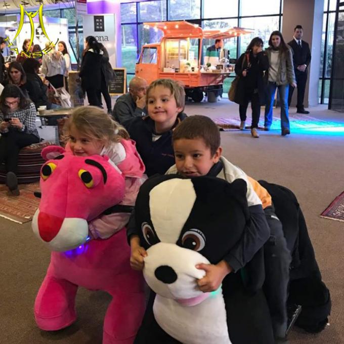 Hansel Walking Robot Ride Motorized Plush Riding Animal Electric Animal