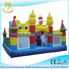 China Hansel best price cheapest inflatable cartoon bounce house kids play supplier