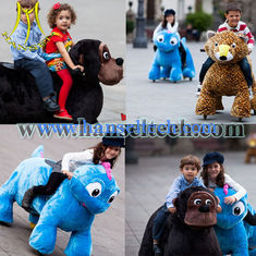 China Hansel safari cool kiddie rides amusement ride walking animal rides manufacturer supplier