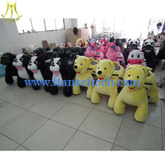 China Hansel motorized plush animals plush motorized zippy rides Shopping Mall Animal Rides supplier
