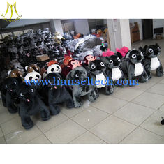 China Hansel stuffed animals with battery coin operated animal ride min happy car supplier