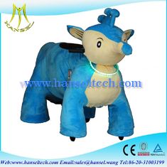 China Hansel Guangdong Animal Ride Scooters Stuffed Animals Plush Wheels Mall Ride On Toys supplier