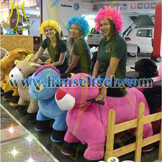 China Hansel outdoor animals riding for kids amusement with various music in game center supplier
