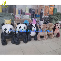 China Hansel Best selling kid scooter electric horse plush toys stuffed animals on wheel in shopping mall supplier