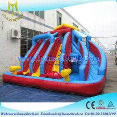 China Hansel hot selling children entertainment soft play area with inflatable water slide supplier