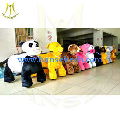 China Hansel hot sale battery childrens rides on toys amusenment park moving carousel rides for sale electric animal scooter supplier