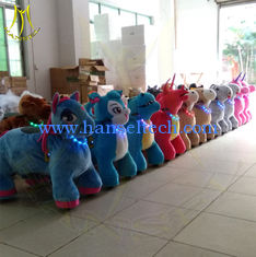 China Hansel electrical toy animal riding ride coin operated gaming machines animal electric cartoy ride on bull toys supplier