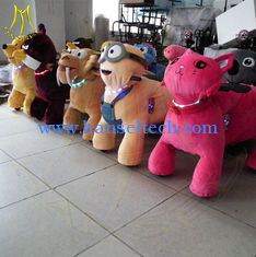 China Hansel electric dog walking machine bull riding toys for kids animal electric car 4 wheel zippy scooter for kids supplier