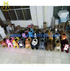 China Hansel kiddie ride small train coin operated kiddie rides for rent plush unicorn electric scooter kids 4 wheel animal supplier