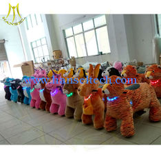 China Hansel coin operated horse ride plush unicorn electric scooter amusement park rides for rent zippy pets for sale supplier
