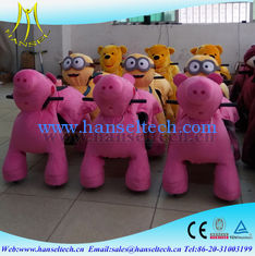China Hansel battery operated dinosaur toys coin operated games machines electrical animal toy riding animal electric car supplier