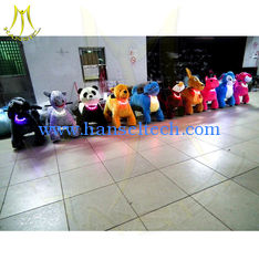China Hansel unicorn motorized plush animal rohs standard luck cow electric motorized scooter with motorized riding toys supplier