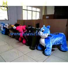 China Hansel coin operated kiddie rides for sale uk kids animal scooter rides ride on animals in shopping mall supplier