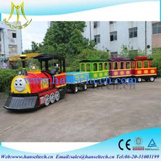 China Hansel Amusement park train rides for sale outdoor door park trackless amusement trains for sale supplier