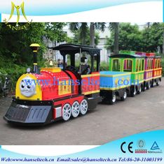 China Hansel Electric amusement sightseeing park rides trackless road trains for sale amusement train rides supplier