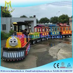 China Hansel New Design Electric tourism Car Amusement Child Train with Trackless amusement rides train supplier