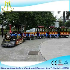 China Hansel tourist amusement park Mini trackless electric train amusement park train rides for sale supplier