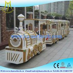 China Hansel 2018 luxury design cheap amusement park rides trackless train,mini electric tourist train rides for sale supplier