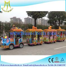 China Hansel buy Amusement park electric tourist trackless battery operated amusement train ride supplier