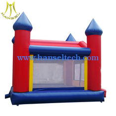 China Hansel stock commercial outdoor inflatable bouncer kids obstacle course jumping castle from china supplier