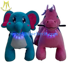 China Hansel low price battery operated stuffed children plush riding animal supplier