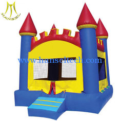 China Hansel  Grade A PVC tarpaulin inflatable play center inflatable castle house entertainment supplier