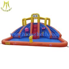 China Hansel bouncer house kids inflatable toy slide with blower for mall wholesale supplier