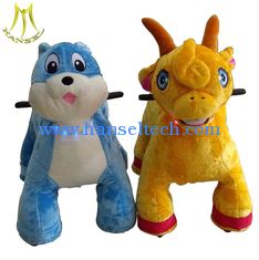 China Hansel import from china amusement park games plush motorized riding animals supplier