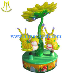 China Hansel  high quality carousel honeybee rides in amusement park supplier