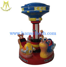 China Hansel  amusement park ride kiddie carousel games merry-go-round supplier