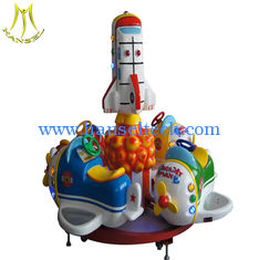 China Hansel  Outdoor amusement equipment amusement park rides luxury kids 4seats carousel plane for sale supplier
