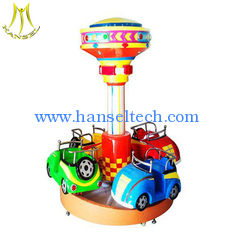 China Hansel  Amusement park outdoor musical carousel rides 3 seats mini kids carousel train for sale supplier