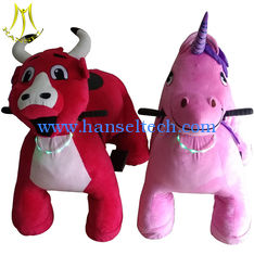 China Hansel walking commercial amusement plush animal kiddie rides for sale supplier