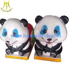 China Hansel panda amusement park train for sale  kiddie equipment rides supplier