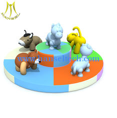 China Hansel  soft outdoor playground equipment for kid animal carousel supplier