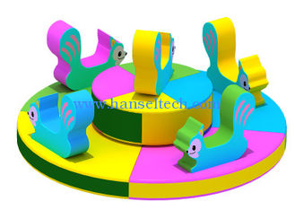 China Hansel  soft outdoor playground equipment for kid indoor games animal carousel for baby supplier