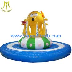 China Hansel  high quality fairground equipment children mini carousel soft play equipment supplier