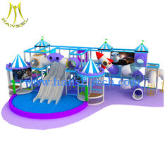 China Hansel  children playground flooring kids indoor play equipment slides indoor playground for mall supplier