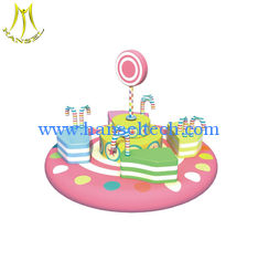 China Hansel  kids' amusement park game room equipment attractions for children eletric revolve cake supplier