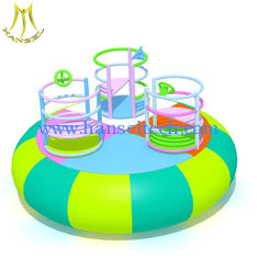 China Hansel  electric swing boat  indoor play games merry go around for shopping mall supplier